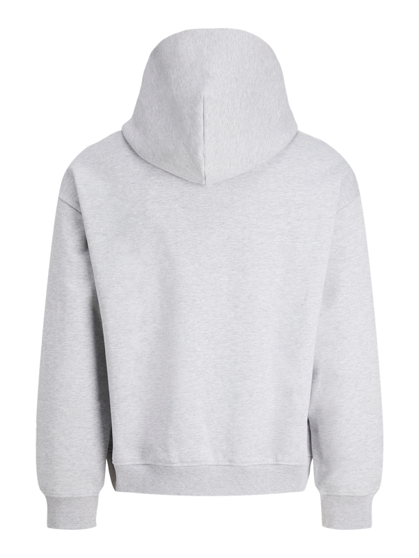Product POLERÓN OVERSIZE CON CAPUCHA COVER - Light Grey Melange - Image 2