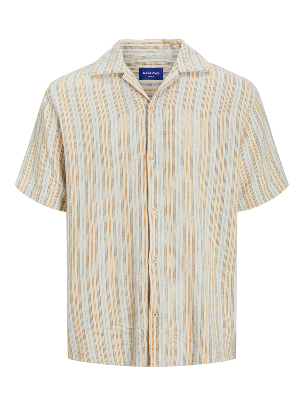 Product CAMISA RELAXED RAYAS COBA - Golden Apricot - Image 13