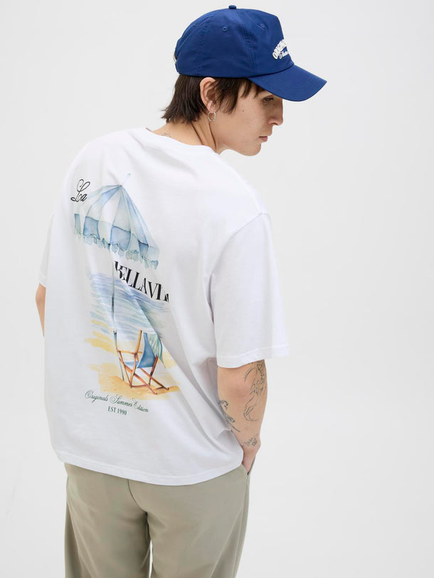 Product POLERA LOOSE ESTAMPADA HYDRA-Bright White - Image 3