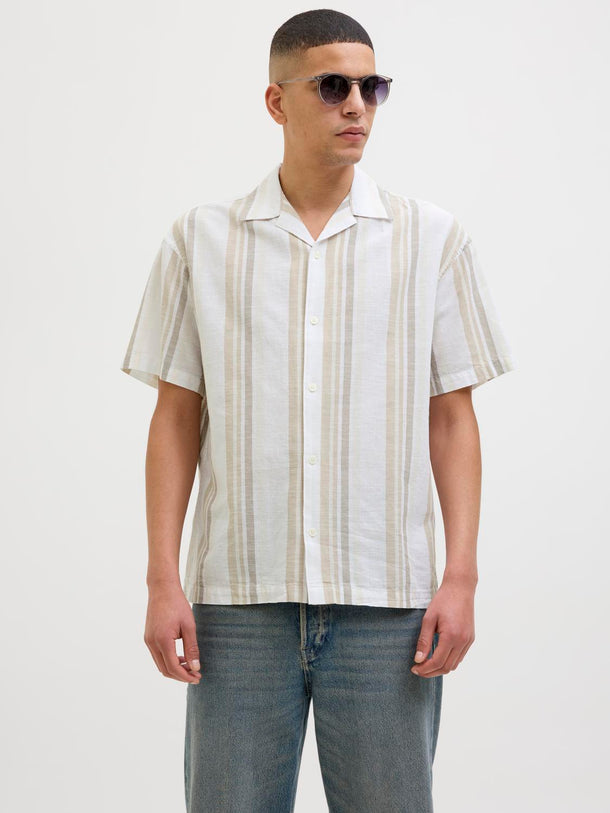 Product CAMISA LOOSE RESORT DE LINO SUMMER - Travertine Fit:RELAXED FIT - Image 7
