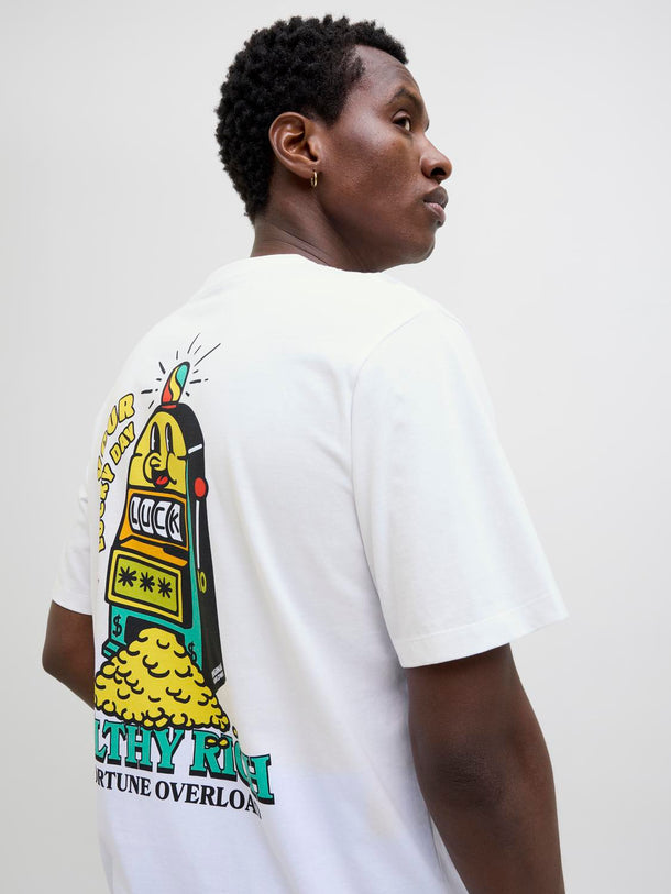 Product POLERA BIGWIG - Bright White Print:FILTHY RICH - Image 4
