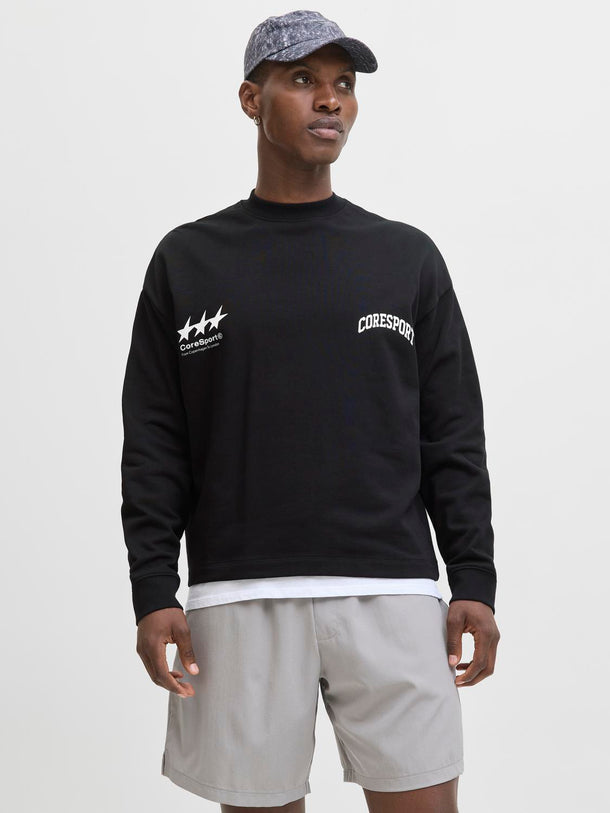 Product POLERÓN OVERSIZE ESTAMPADO SIGNAL-Black - Image 1