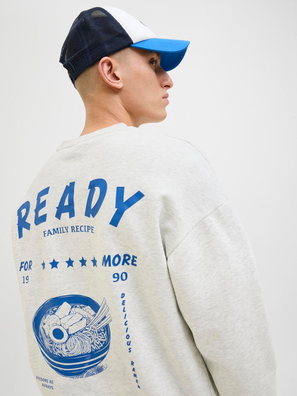 Product POLERÓN CHARGE PRINTED-White Melange - Image 6