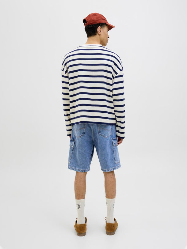 Product SHORT ALEX CARGO 888-Light Blue Denim - Image 4