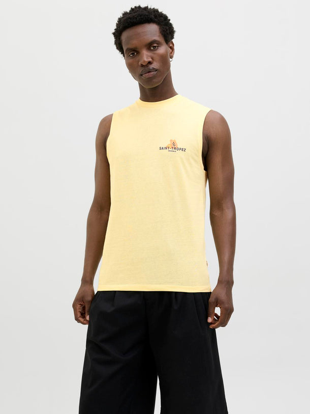 Product MUSCULOSA OVERSIZE ESTAMPADA CANGGU-Double Cream - Image 1