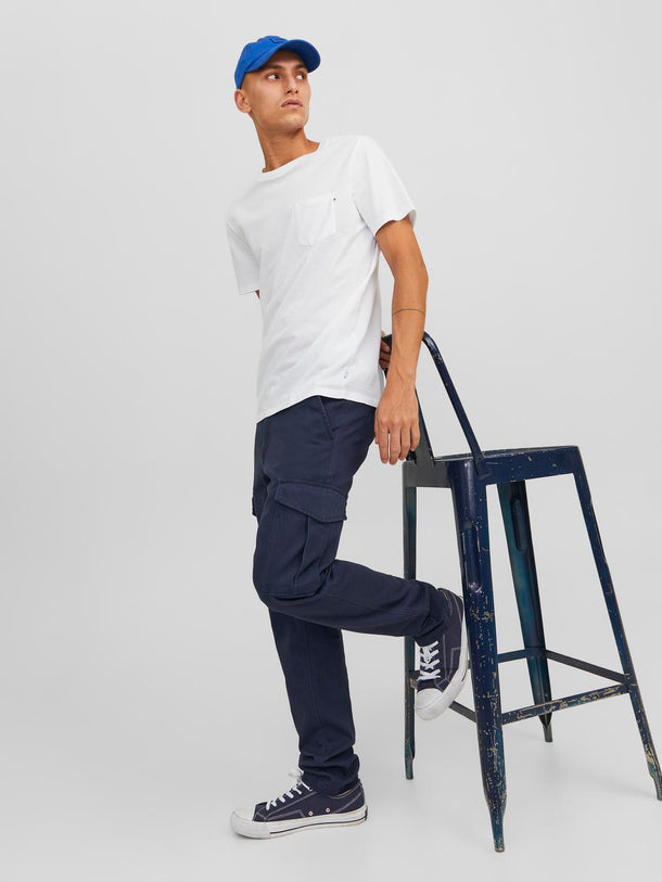 Product PANTALÓN CARGO SLIM TIRO MEDIO JOE - Navy Blazer - Image 11