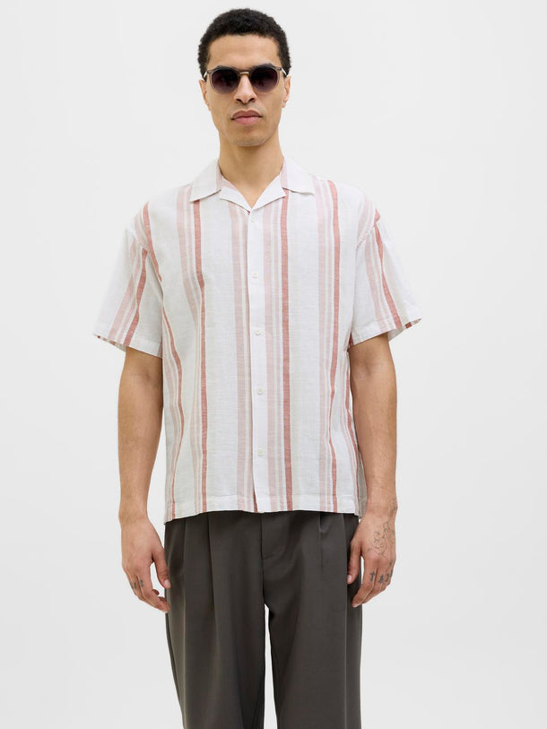 Product CAMISA LOOSE RESORT DE LINO SUMMER - Adobe Rose Fit:RELAXED FIT - Image 7