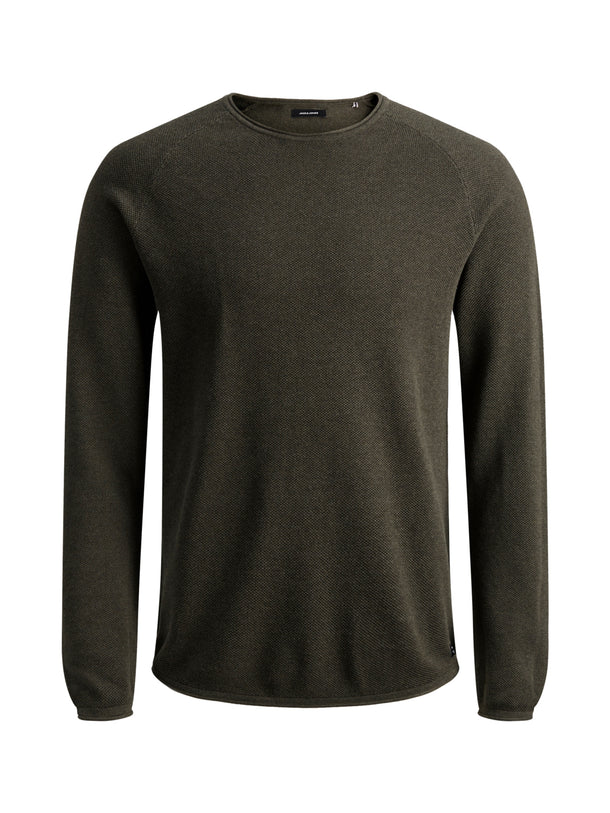 Product SWEATER HILL - Olive Night Detail:MELANGE - Image 1