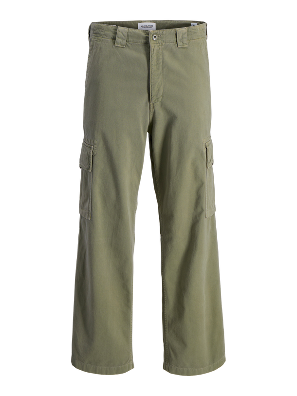 Product PANTALÓN CARGO WIDE TIRO MEDIO ATLAS-Smokey Olive - Image 2