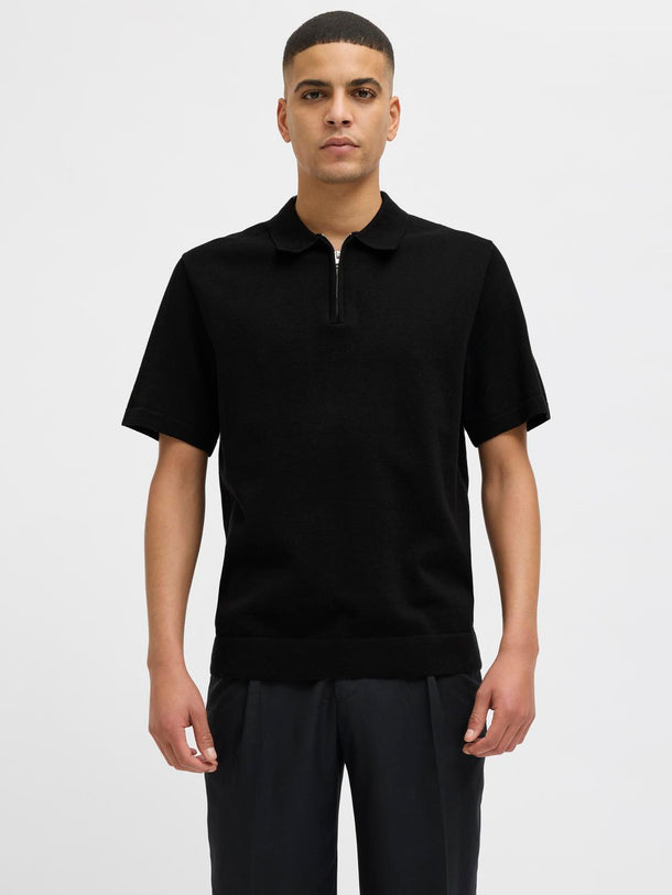 Product POLO REGULAR TEJIDO CON CIERRE MILANO - Black - Image 7