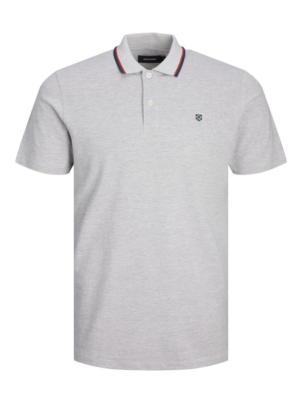 Product POLERA POLO PAULOS - Light Grey Melange Fit:SLIM - Image 1