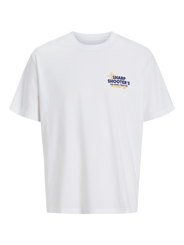 Product POLERA BIGWIG - Bright White Print:SHARP SHOOTERS - Image 2