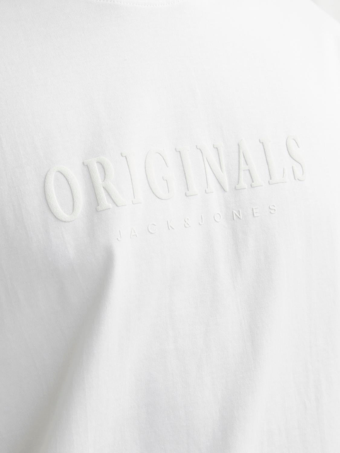 POLERA REGULAR ESTAMPADA FREDERIKSBERG - Bright White