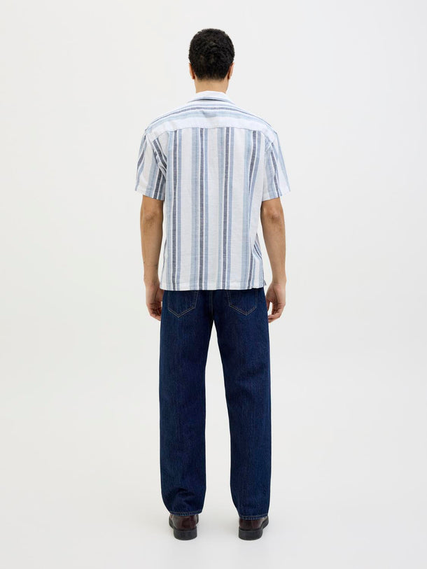 Product CAMISA LOOSE DE LINO SUMMER -Ashley Blue Fit:RELAXED FIT - Image 4