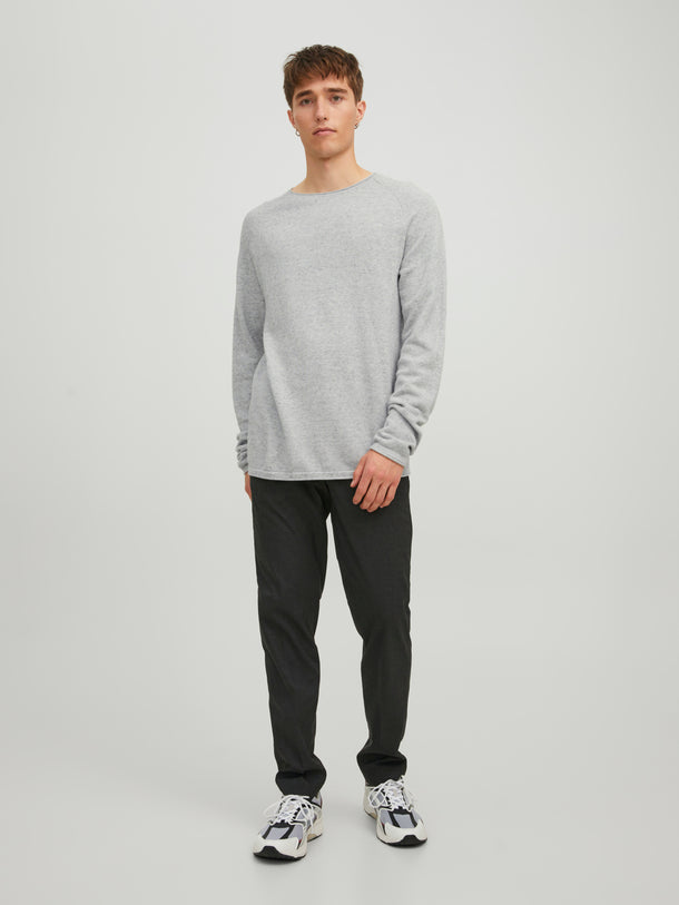 Product SWEATER HILL - Light Grey Melange - Image 6