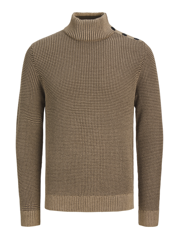 Product SWEATER ERIK - Crockery Detail:Twist w. Canteen. Button shoulder - Image 1