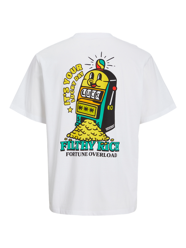Product POLERA BIGWIG - Bright White Print:FILTHY RICH - Image 1
