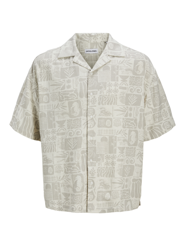 Product CAMISA DE LINO RESORT WAYNE-Moonbeam - Image 1