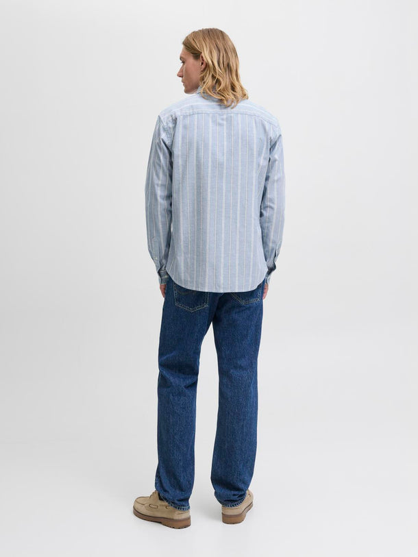 Product CAMISA OXFORD CLÁSICA-Goblin Blue Stripes:SLIM FIT - Image 2