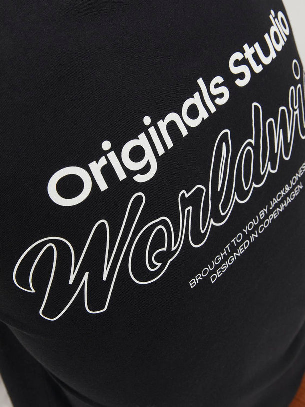 Product POLERA RELAXED MANGA CORTA VESTERBRO - Black Detail:SS24 - Image 7