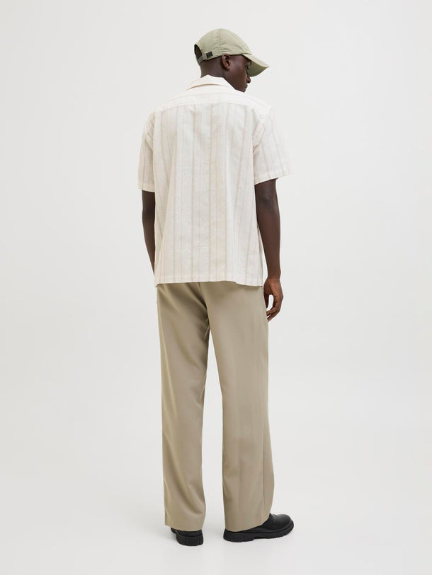 Product CAMISA DE LINO MANGA CORTA WILLIAM-Cloud Dancer - Image 5