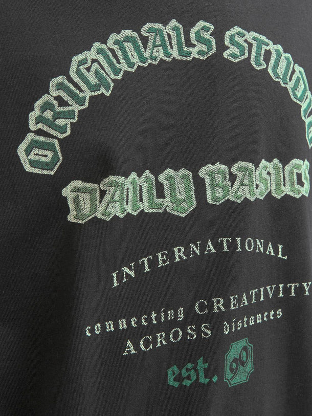 Product POLERÓN LOOSE ESTAMPADO MEADOW-Black - Image 6