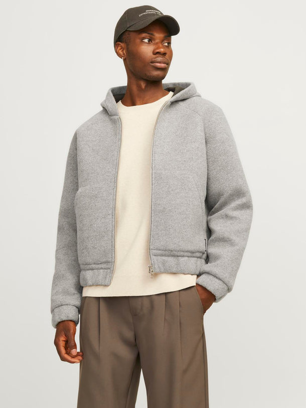 Product CHAQUETA TERRAIN - Grey Melange  Detail:MELANGE - Image 1
