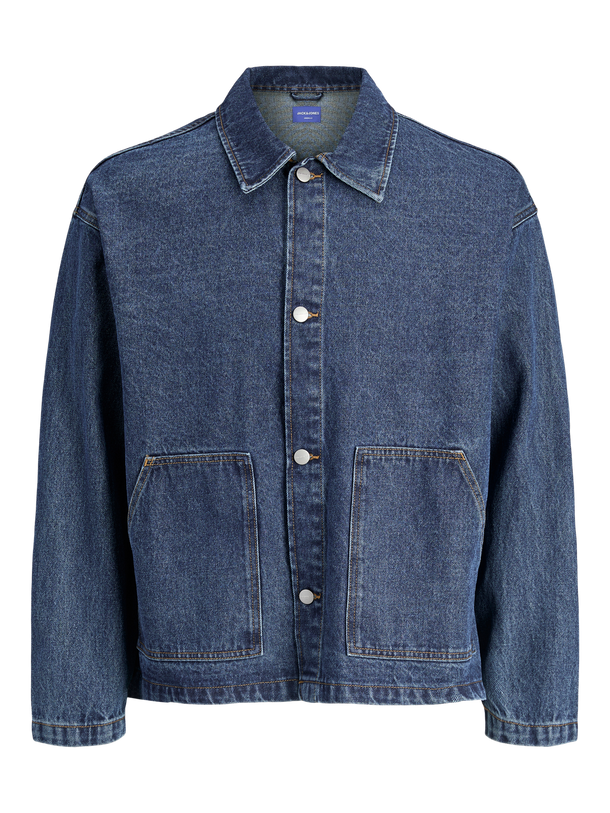 Product CAMISA LOOSE DENIM ESTAMPADA BOWERY-Dark Denim - Image 2