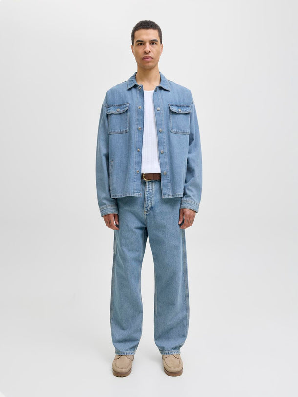 Product JEAN BAGGY TIRO ALTO ALEX CARPENTER 841-Blue Denim - Image 2