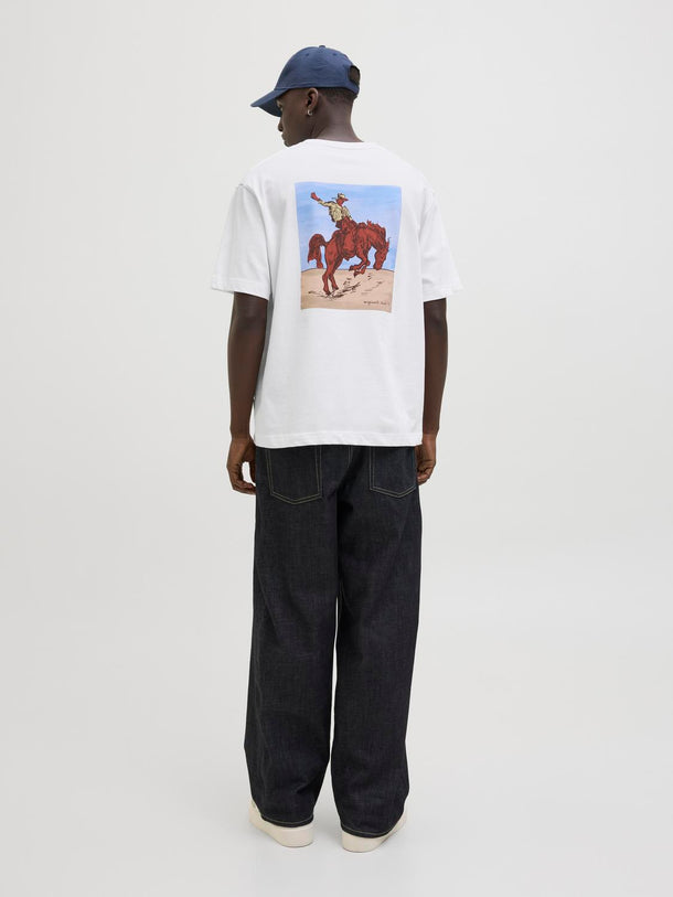 Product POLERA MARRAKESH-Bright White Print:HORSE - Image 7