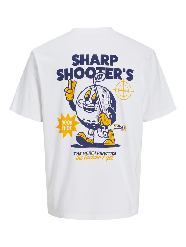 Product POLERA BIGWIG - Bright White Print:SHARP SHOOTERS - Image 1