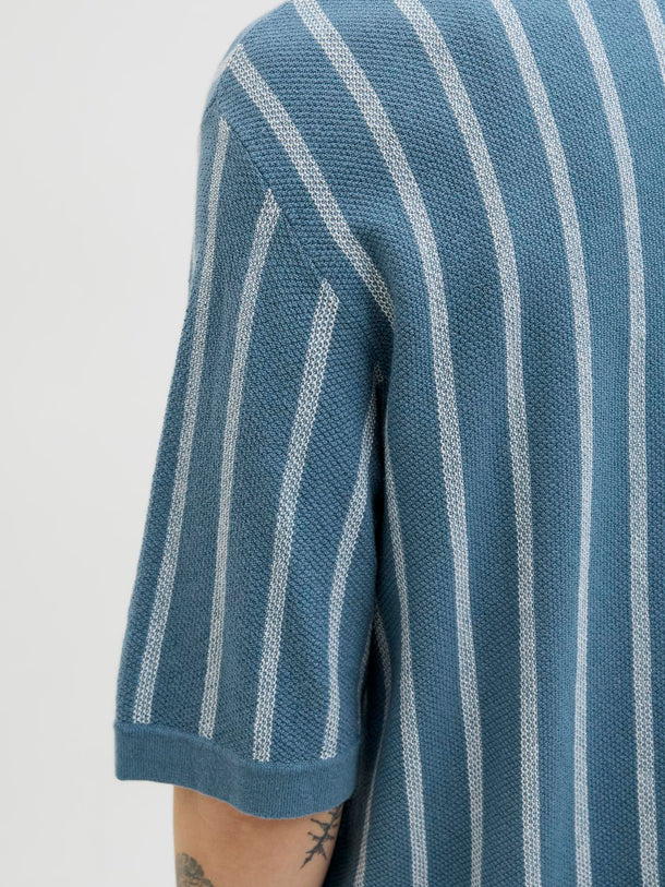Product POLO RELAXED TEJIDO RAYAS EMIL - Oceanview Stripes:w. Cloud Dancer stripes - Image 13