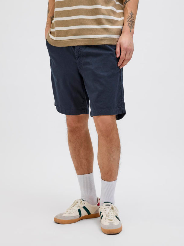 Product SHORT DE LINO JAIDEN - Dark Navy - Image 1