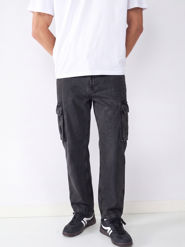 Product JEAN LOOSE CARPENTER EDDIE - Black Denim - Image 1