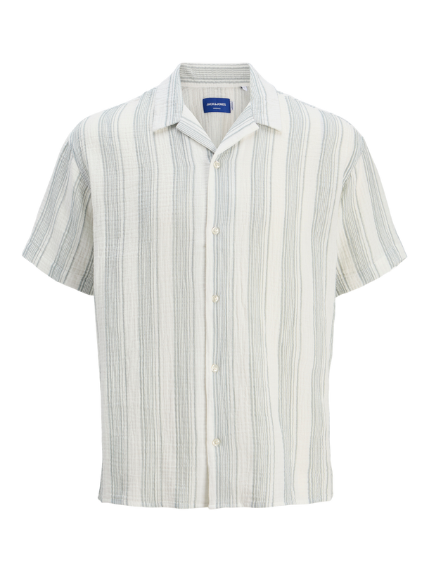 Product CAMISA RELAXED RESORT ROSTER - Cloud Dancer Stripes:STRIPES - Image 11