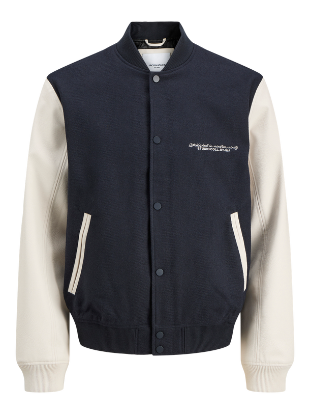 Product CHAQUETA BOMBER ROSS-Sky Captain Detail:ANTIQUE WHITE SLEEVES - Image 5