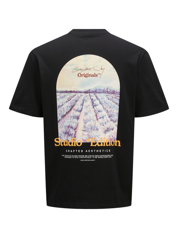 Product POLERA SPLIT PAINTING - Black - Image 1