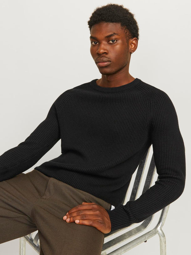 Product SWEATER PANNEL - Black - Image 3