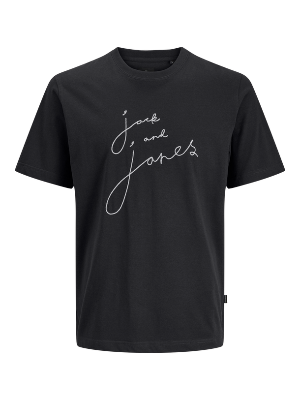 Product POLERA REGULAR ESTAMPADA JEREMY - Black - Image 1