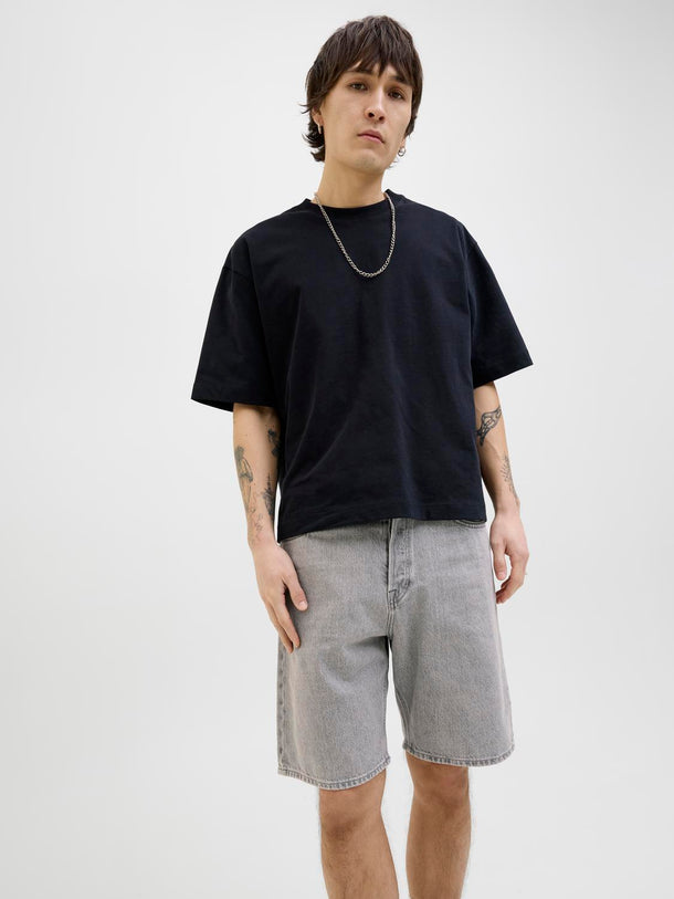 Product BERMUDA BAGGY TIRO ALTO DE JEAN ALEX-Grey Denim Pack:SBD 331 - Image 4