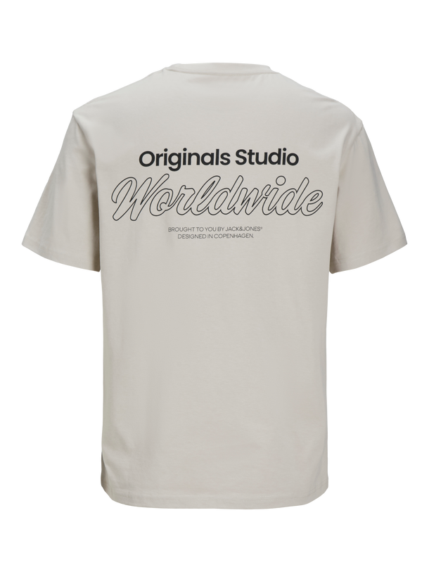 Product POLERA RELAXED MANGA CORTA VESTERBRO - Moonbeam Detail:SS24 - Image 6