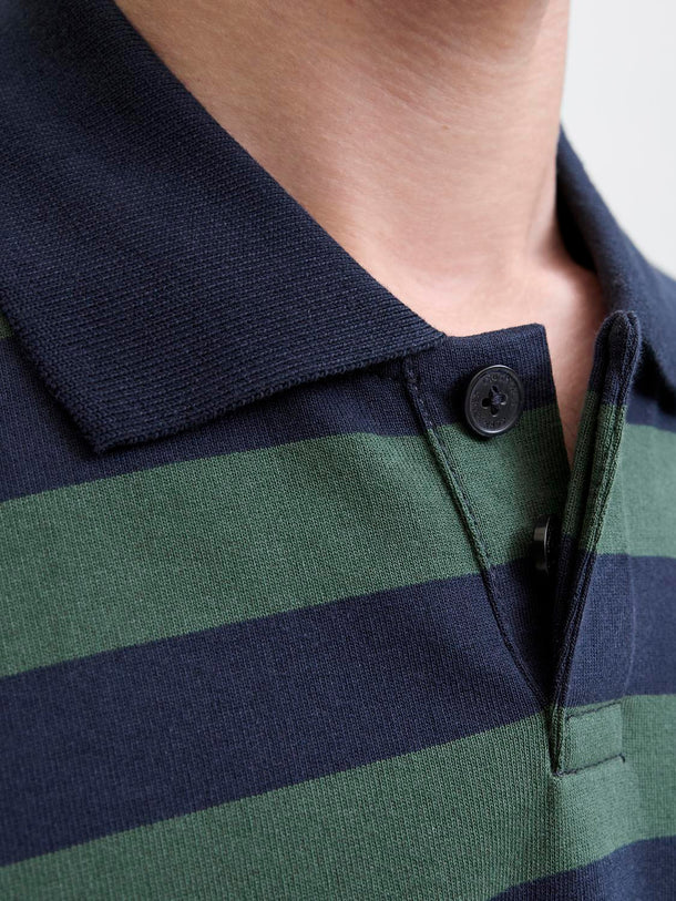 Product POLERÓN LOOSE POLO LLECKER -Sky Captain Stripes:Sycamore - Image 6