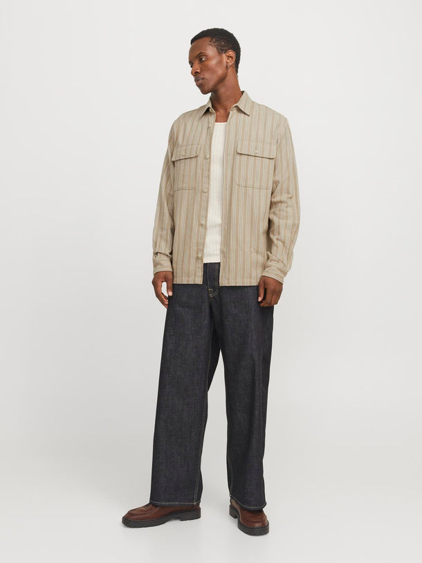 Product SOBRECAMISA DE LINO RAYMOND-Greige Fit:COMFORT FIT - Image 5