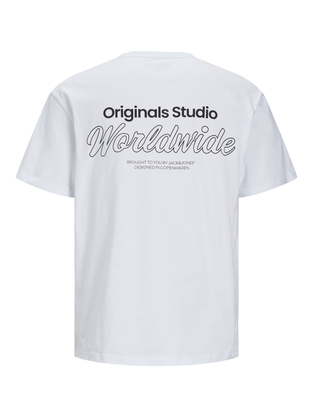 Product POLERA RELAXED MANGA CORTA VESTERBRO - Bright White Detail:SS24 - Image 6