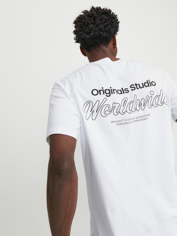 Product POLERA RELAXED MANGA CORTA VESTERBRO - Bright White Detail:SS24 - Image 3