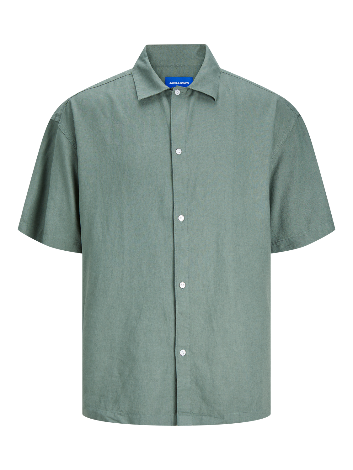 CAMISA OVERSIZE DE LINO FARO - Laurel Wreath Detail:POCKET