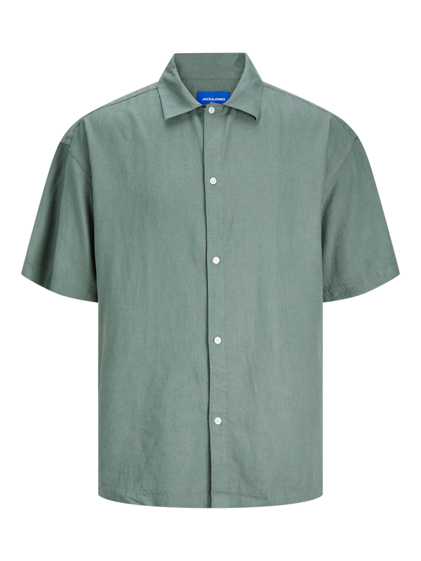 Product CAMISA OVERSIZE DE LINO FARO - Laurel Wreath Detail:POCKET - Image 3