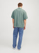 CAMISA OVERSIZE DE LINO FARO - Laurel Wreath Detail:POCKET