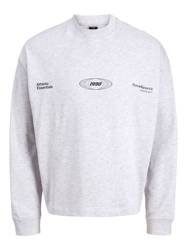 Product POLERÓN OVERSIZE ESTAMPADO SIGNAL-White Melange - Image 5