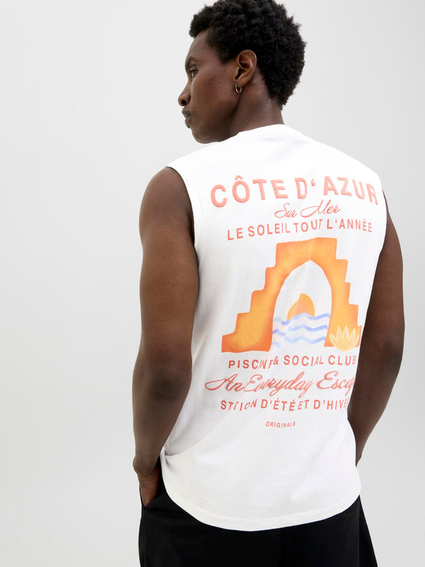 Product MUSCULOSA OVERSIZE ESTAMPADA CANGGU-Bright White - Image 3